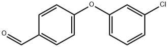 4-(3-CHLOROPHENOXY)BENZALDEHYDE Struktur