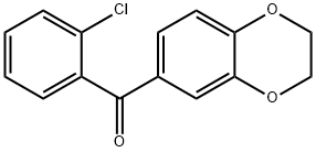 2-CHLORO-3',4'-(ETHYLENEDIOXY)BENZOPHENONE Struktur