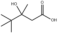 3-hydroxy-3,4,4-trimethyl-pentanoic acid Struktur