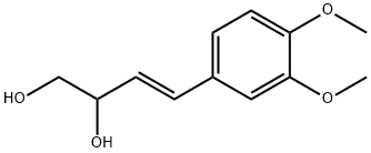 4-(3,4-Dimethoxyphenyl)-3-butene-1,2-diol Struktur