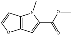 METHYL 4-METHYL-4H-FURO[3,2-B]PYRROLE-5-CARBOXYLATE Struktur