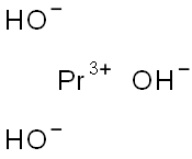 praseodymium trihydroxide  Struktur