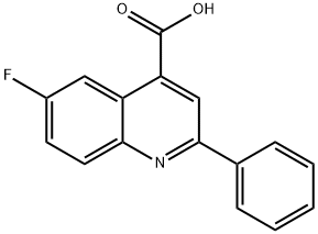 6-Fluoro-2-phenyl-4-quinolinecarboxylic acid Struktur