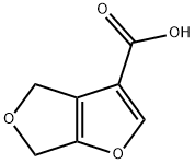 Furo[3,4-b]furan-3-carboxylic acid, 4,6-dihydro- (9CI) Struktur