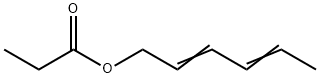 2,4-HEXADIENYL PROPIONATE Struktur