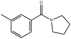 1-(3-Methylbenzoyl)pyrrolidine, 97% Struktur