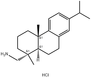 (1R,4aS,10aR)-1,2,3,4,4a,9,10,10a-Octahydro-1-,4a-dimethyl-7-(1-methylethyl)-1-phenanthrenemethanamine hydrochloride Struktur