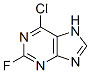 6-Chloro-2-Fluoropurine Struktur