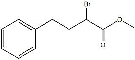 BENZENEBUTANOIC ACID,A-BROMO-,METHYL ESTER Struktur