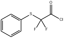 DIFLUORO(PHENYLSULFANYL)ACETYL CHLORIDE Struktur