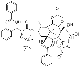 2'-O-(tert-Butyldimethylsilyl)-6a-hydroxy-7-epi-paclitaxel Struktur