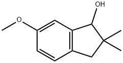 2,3-DIHYDRO-2,2-DIMETHYL-6-METHOXY-1H-INDEN-1-OL Struktur