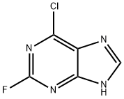 6-Chloro-2-fluoropurine Structure