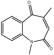 1,4-Dimethyl-1H-1-benzazepine-2,5-dione Struktur