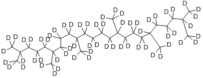 2,6,10,15,19,23-HEXAMETHYLTETRACOSANE-D62 Struktur