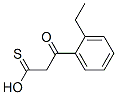 3-Oxo-3-phenylpropanethioic acid O-ethyl ester Struktur