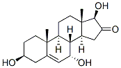 Androst-5-en-16-one, 3,7,17-trihydroxy-, (3beta,7alpha,17beta)- (9CI) Struktur