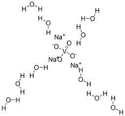 SODIUM ORTHOVANADATE DECAHYDRATE Struktur