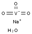 Sodium metavanadate dihydrate Struktur