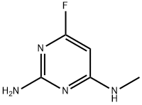 2,4-Pyrimidinediamine,6-fluoro-N4-methyl- Struktur