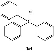 Hydroxytriphenylsilane Struktur