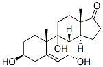 Androst-5-en-17-one, 3,7,9-trihydroxy-, (3beta,7alpha)- (9CI) Struktur