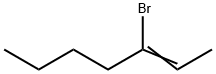 3-Bromo-2-heptene Struktur