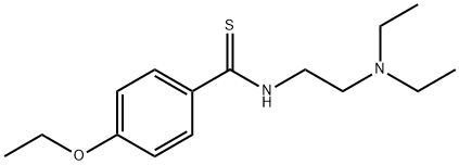 N-[2-(Diethylamino)ethyl]-p-ethoxythiobenzamide Struktur