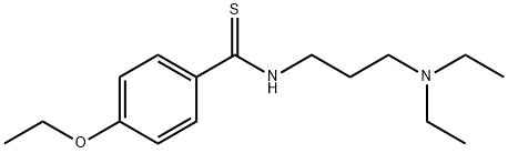 N-[3-(Diethylamino)propyl]-p-ethoxythiobenzamide Struktur