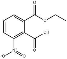 2-CARBOXY-3-ETHYL NITROBENZOATE Structure