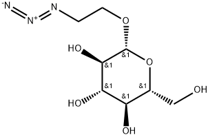 2-Azidoethyl beta-D-Glucopyranoside Struktur