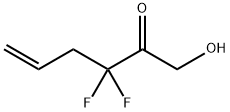 5-Hexen-2-one,  3,3-difluoro-1-hydroxy- Struktur