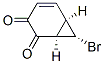 Bicyclo[4.1.0]hept-4-ene-2,3-dione, 7-bromo-, (1alpha,6alpha,7alpha)- (9CI) Struktur