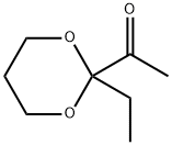 Ethanone, 1-(2-ethyl-1,3-dioxan-2-yl)- (9CI) Struktur