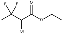 Butanoic  acid,  3,3-difluoro-2-hydroxy-,  ethyl  ester Struktur