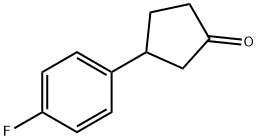 3-(4-FLUOROPHENYL)CYCLOPENTANONE Struktur