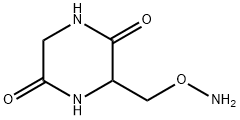 2,5-Piperazinedione,  3-[(aminooxy)methyl]- Struktur