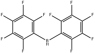 BIS(PENTAFLUOROPHENYL)BORANE Struktur