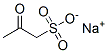 sodium 2-oxopropanesulphonate Struktur