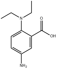 Benzoic acid, 5-amino-2-(diethylamino)- (9CI) Struktur