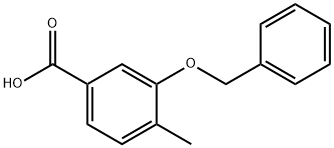 3-Benzyloxy-4-Methylbenzoic Acid Struktur