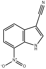 7-NITRO-1H-INDOLE-3-CARBONITRILE Struktur