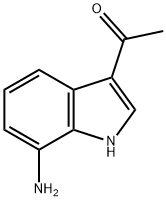 Ethanone, 1-(7-aMino-1H-indol-3-yl)- Struktur