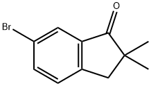 6-BROMO-2,3-DIHYDRO-2,2-DIMETHYL-1H-INDEN-1-ONE Struktur