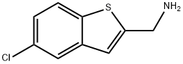 (5-chloro-1-benzothiophen-2-yl)MethanaMine Struktur