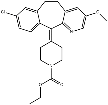 3-Methoxy Loratadine Struktur