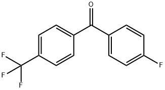 4-fluoro-4'-(trifluoromethyl)benzophenone  Struktur