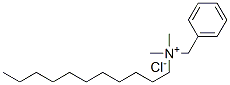 benzyldimethylundecylammonium chloride Struktur