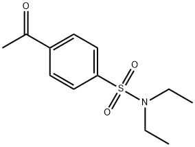 4-ACETYL-N,N-DIETHYL-BENZENESULFONAMIDE Struktur