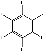 2-Bromo-3,4,5,6-tetrafluorotoluene Struktur